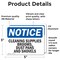 Signmission Cleaning Supplies Brooms Dust Pans And Shovels, 5 in W x Rectangle, Vinyl Decal OS-2PACK-NS-D-35-L-10650 - alternate 3